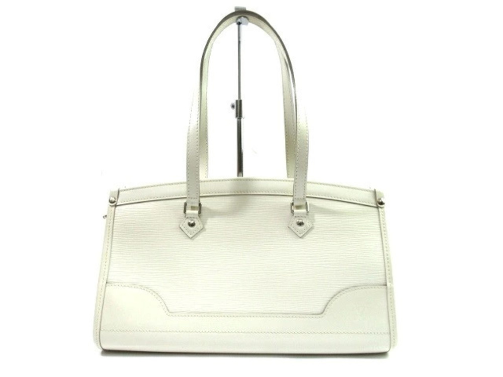 LOUIS VUITTON Bag Madeleine Shoulder Epi Ivory White